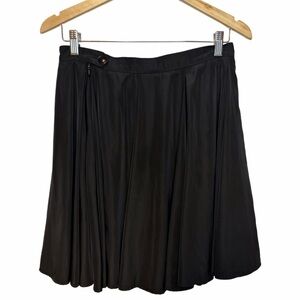 Vintage American Apparel Black Pleated Skirt – Made in USA